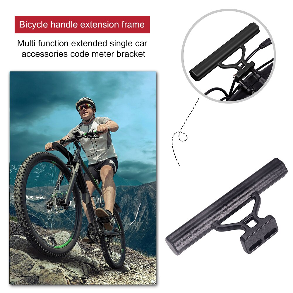 Bicycle Handlebar Extender Multifunctional Mountain Bike Mount Extension Bracket Portable Waterproof Cycling Elements