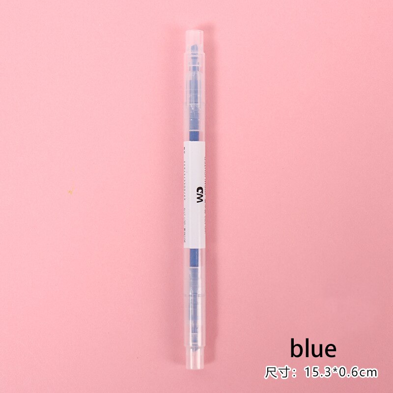 Rotulador de doble punta, juego único de 6 colores, de color caramelo, manual, diario, decoración: figure 5