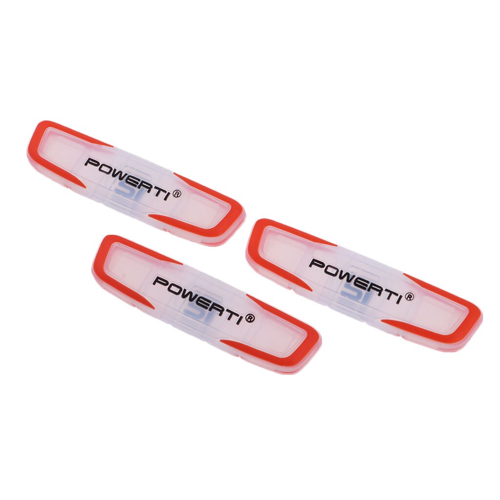 3 Pack of Premium Silicone Tennis Racquet Vibration Dampener Shock Absorbers for Racket and Strings: Orange