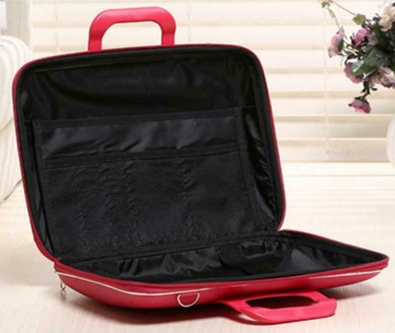 PU Leather Hard shell Briefcase Handbag Laptop Bag Tablet 13.3"