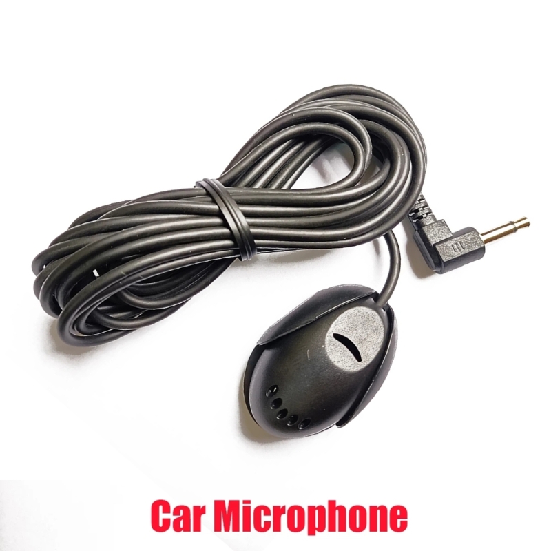3.5mm Car External Microphone Bluetooth-compatible Car Dashboard Or Sun-Visor Mic Stereo Radio GPS Adapter
