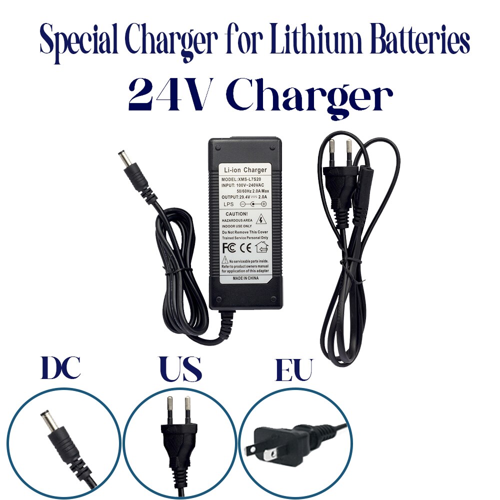 7S4P 24v Lithium Battery Pack 10000mah Electric Bike Ebike Scooter 18650 Lithium Battery with BMS battery 18650 power