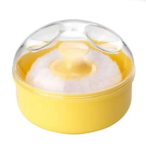 Portable Baby Kid\'s Soft Body Talcum Powder Puff Sponge + Box Case Container Good material is extra gentle skin Ideal for home