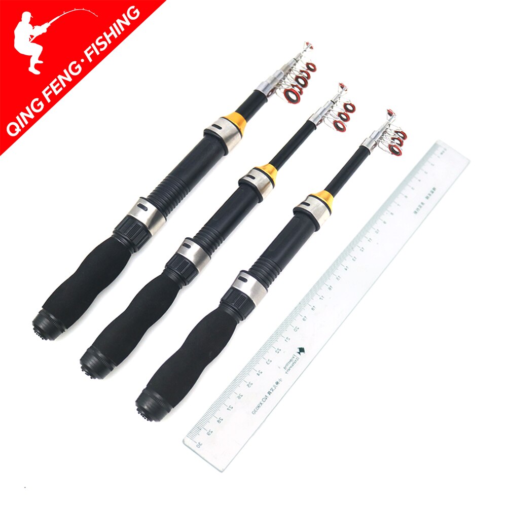 Super Hard Mini Fishing Rod 1m-2.3m FRP ice fishing Rod rivers and lakes fishing Equipment Practical Tool