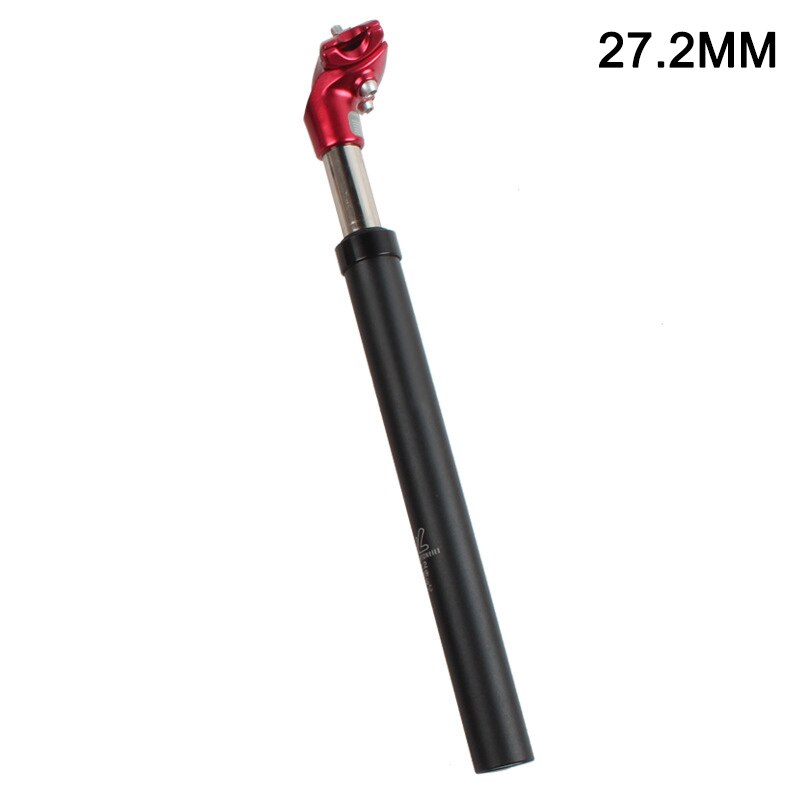 Mount Bike Saddle Seat Post Al Bicycle Seatpost Suspension Seat Tube: Red 27.2MM