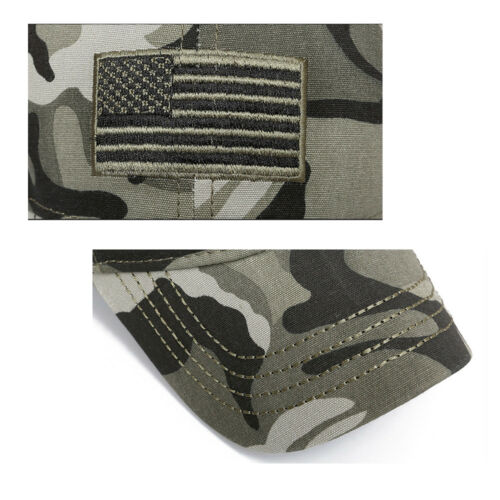 Unisex mænds kvinders baseballkat hat hip-hop justerbar dreng afslappet sport hætter hær camo hatte