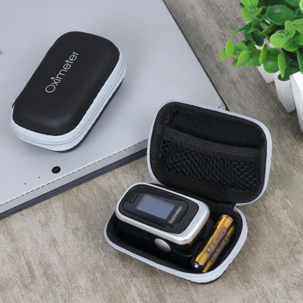 Hard EVA Travel Oximeter Protecive Case Bag Portable Zipper Carry Pouch Box for Fingertip Pulse Oximeter Storage Bag Case
