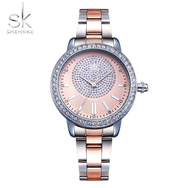 Zegarek Damski Dames Armband Horloges Diamond Quartz Klok Jurk Stalen Armband Horloge Voor Vrouwen Horloge Relogio Feminino