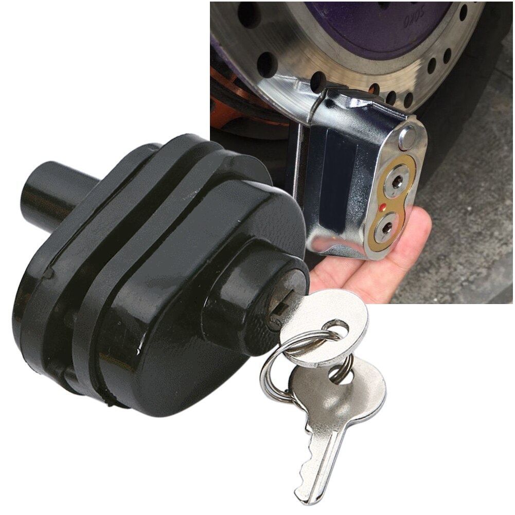 Universal Cycling Easy Install Mini Outdoor Trigger Lock Black Safety Anti Theft Durable Motorcycle Accessories Zinc Alloy