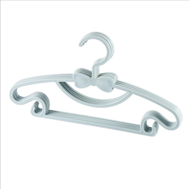 Durable Baby Clothes Hangers Telescopic Clothes Cute Cartoon Children's Hangers Kid Clothes Racks Baby Plastic Hanger: E