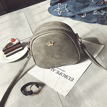 Mara's Dream Women Messenger PU Leather ShoulderLady Crossbody Mini Female Crown Evening Bags: D