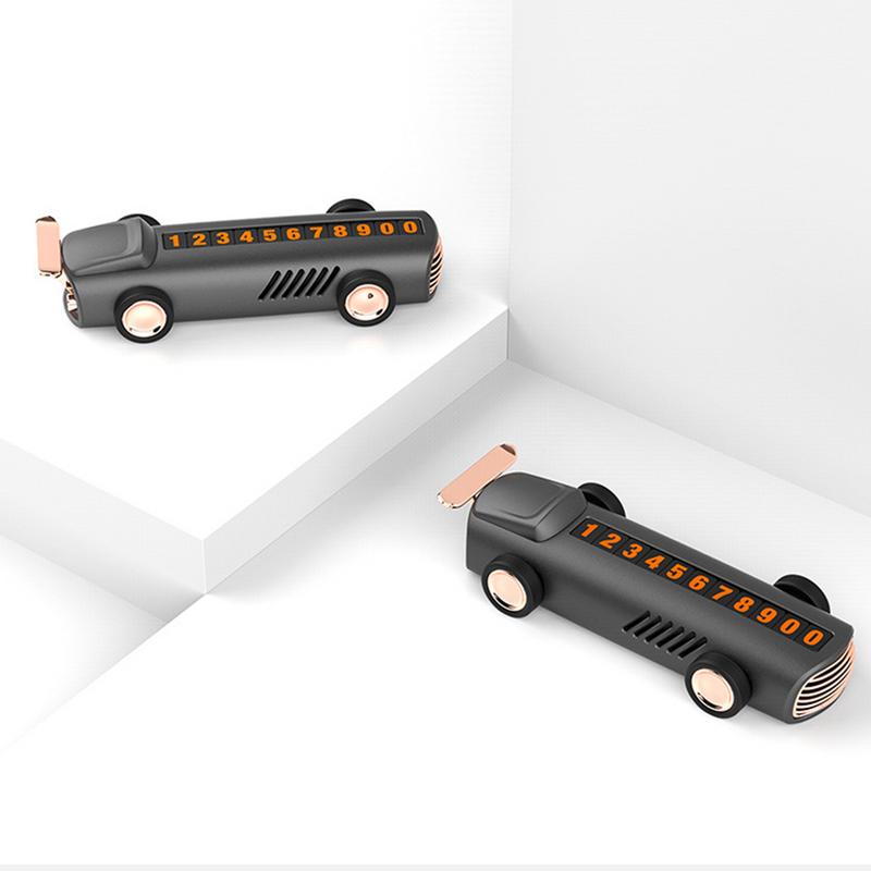 Temporäbetreffend halt Parkplatz Karte Auto Park Zeichen Aromatherapie Dekorative Zubehör Telefon Nummer Platte Solide Aromatherapie Einfache drücken