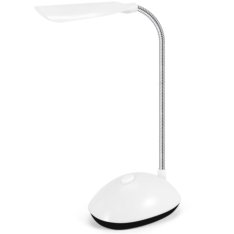 Bsevb-light led bureaulamp met 360 graden draaibare oogbescherming, leeslamp voor kinderen en studenten, led bureaulamp voor thuis, wit