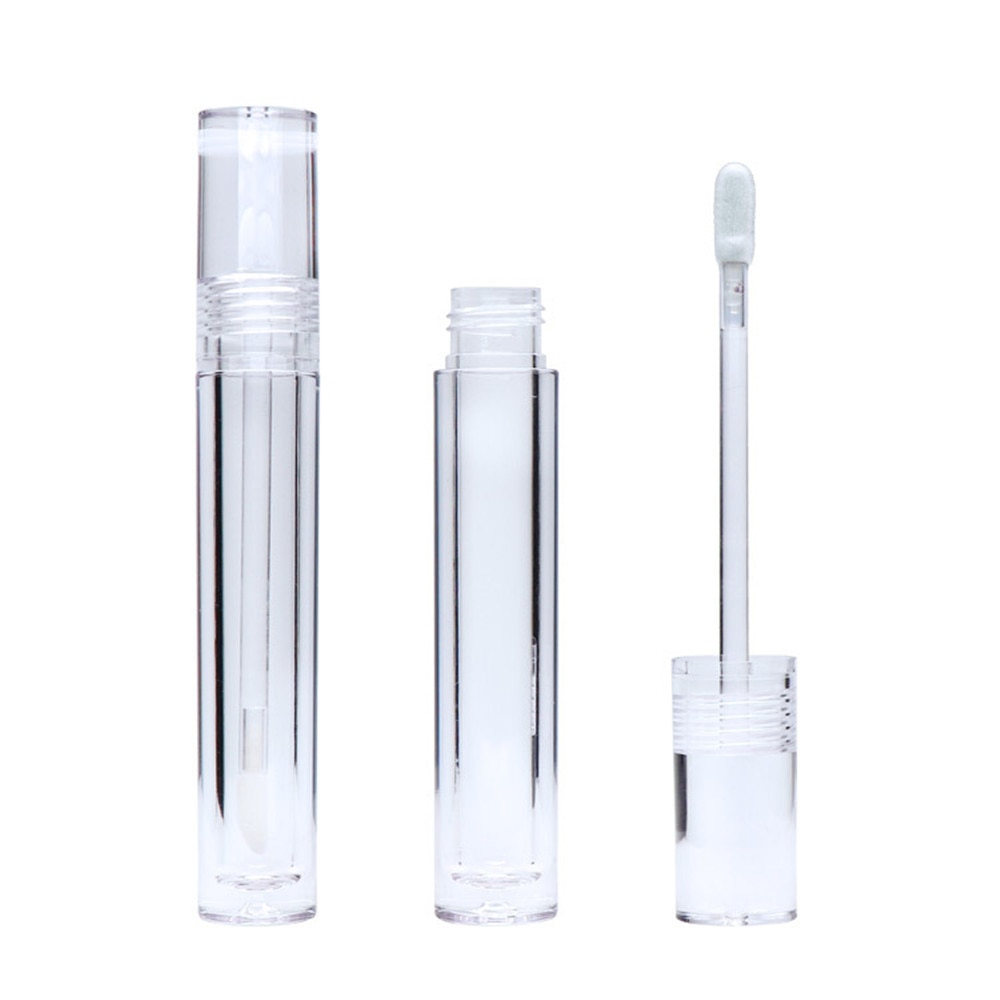 Lege 7.8ml lipgloss tubes ronde transparante lipgloss tubes met staafje lege lipgloss tubes helder  f3864: Default Title