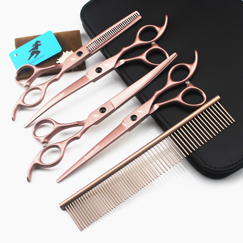 Hairdressing Scissors 7 Inch Gold Hair Salon Hair accessories Hair Set hairdressing shears