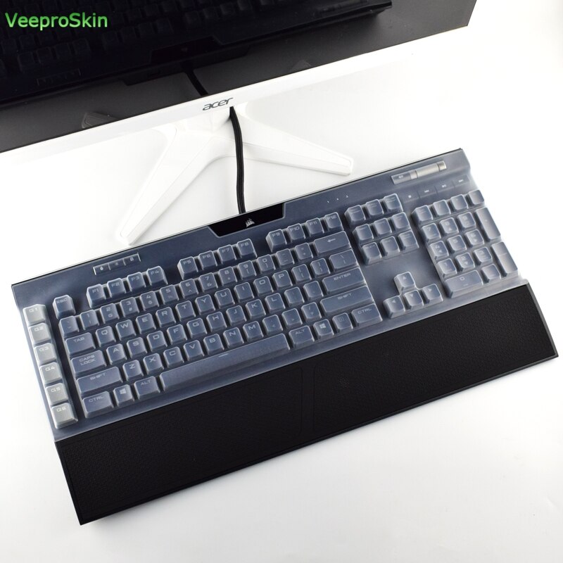 Housse de protection en Silicone pour clavier mécanique CORSAIR K95 RGB, film anti-poussière, pour ordinateur de bureau, platine