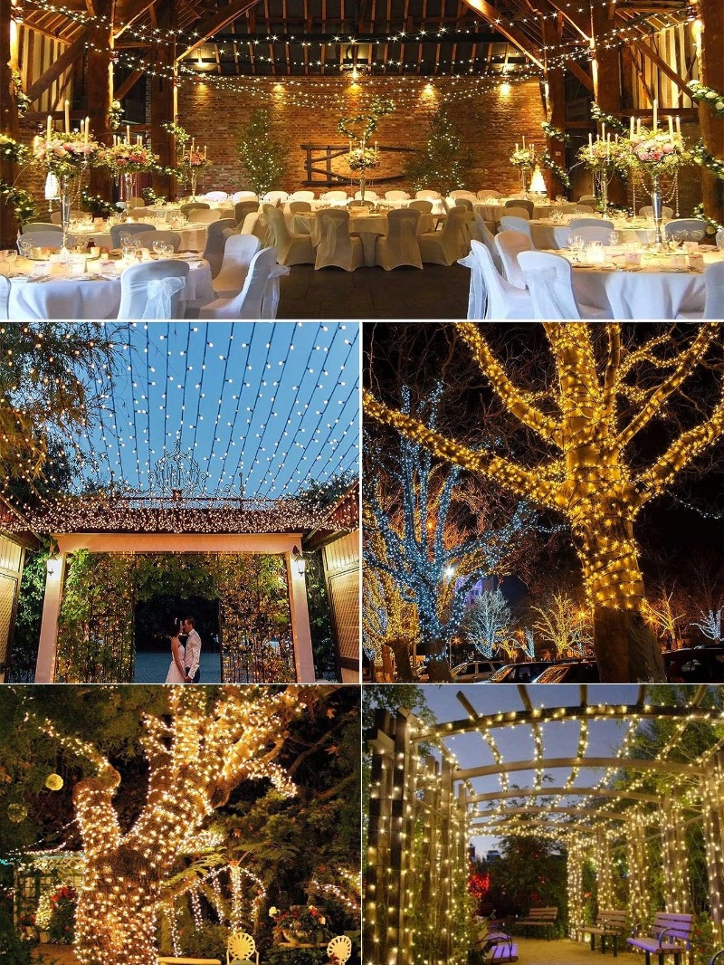 Luces solares Tiras impermeables para exteriores 8... – Grandado, image size:800x1066