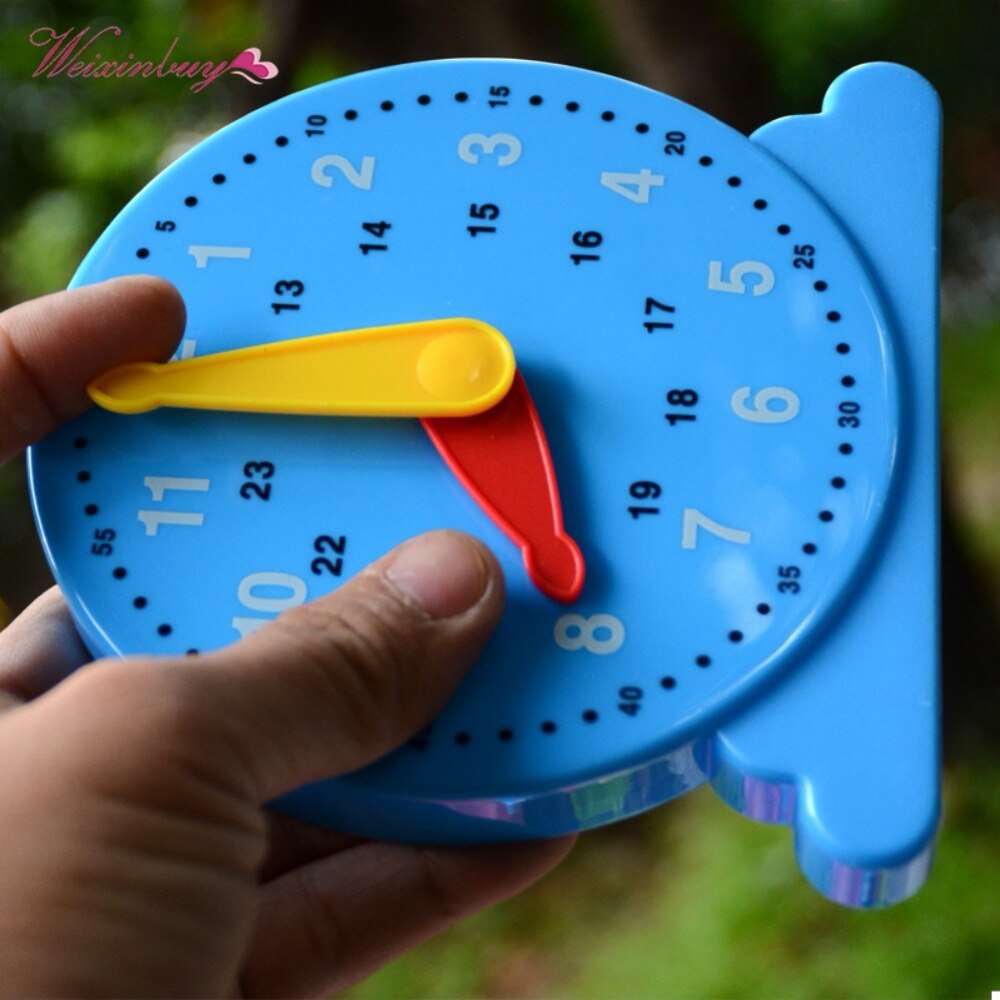 Learn to Tell Time Digital Clock Model Teaching Aids Kids Baby Early Learning Intelligence Toys Xmas