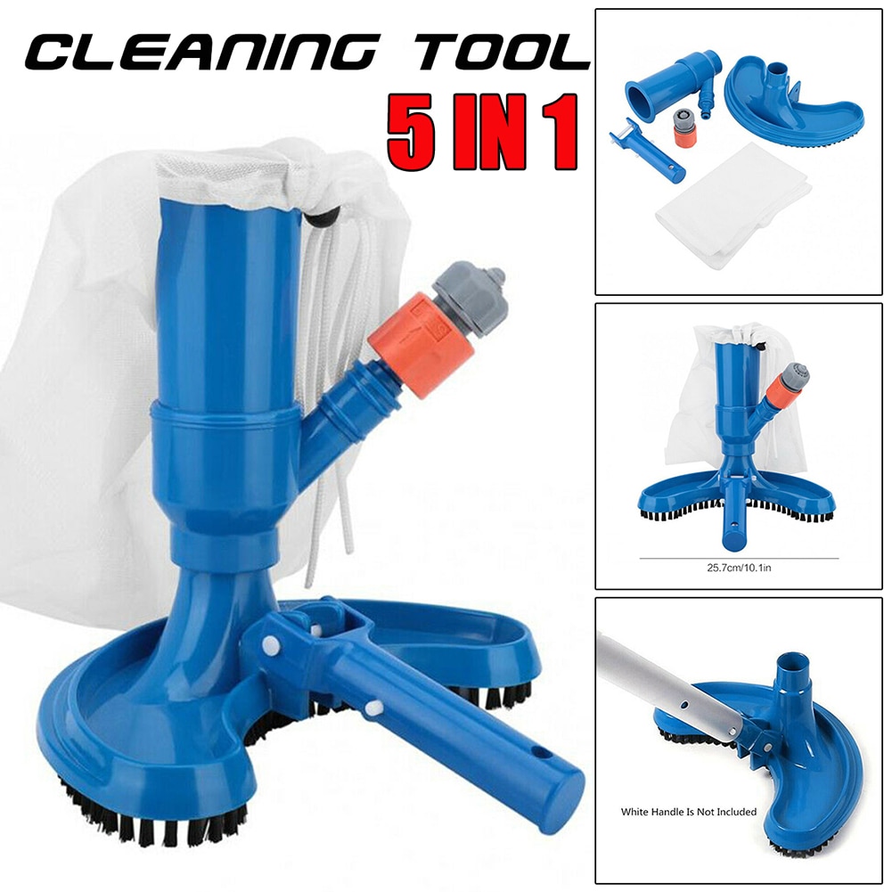 1 Set Mini Jet Swimming Pool Vacuum Floating Objects Cleaning Tools Suction Head Pond Fountain Vacuum Brush Cleaner