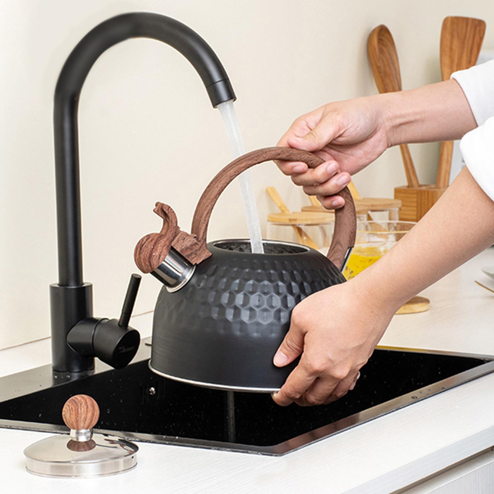 Bouilloire à thé de grande capacité 2,5 l, avec poignée Anti-chaleur, pour la cuisine