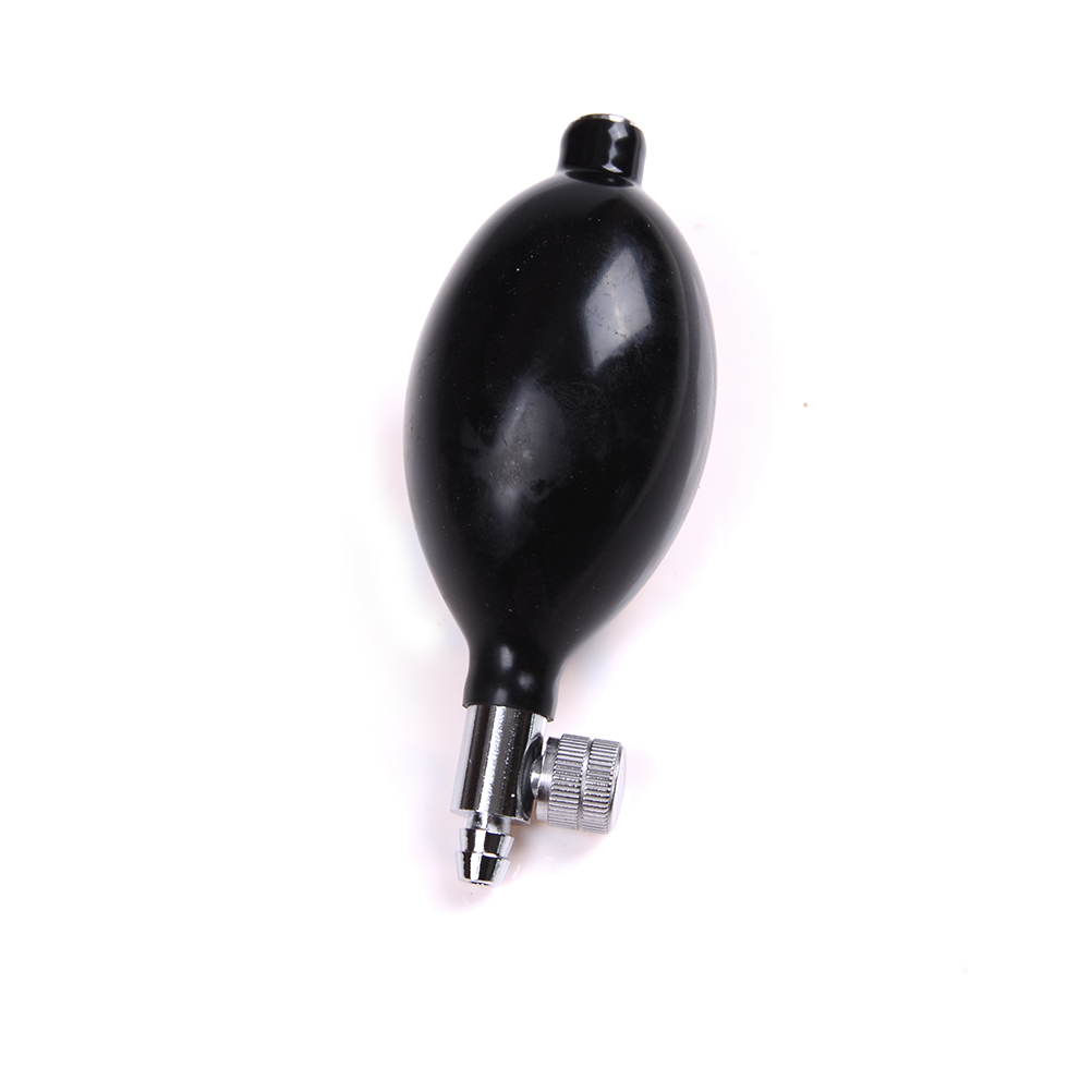 Replacement Manual Inflation Blood Pressure Latex Bulb With Air Release Valve Black