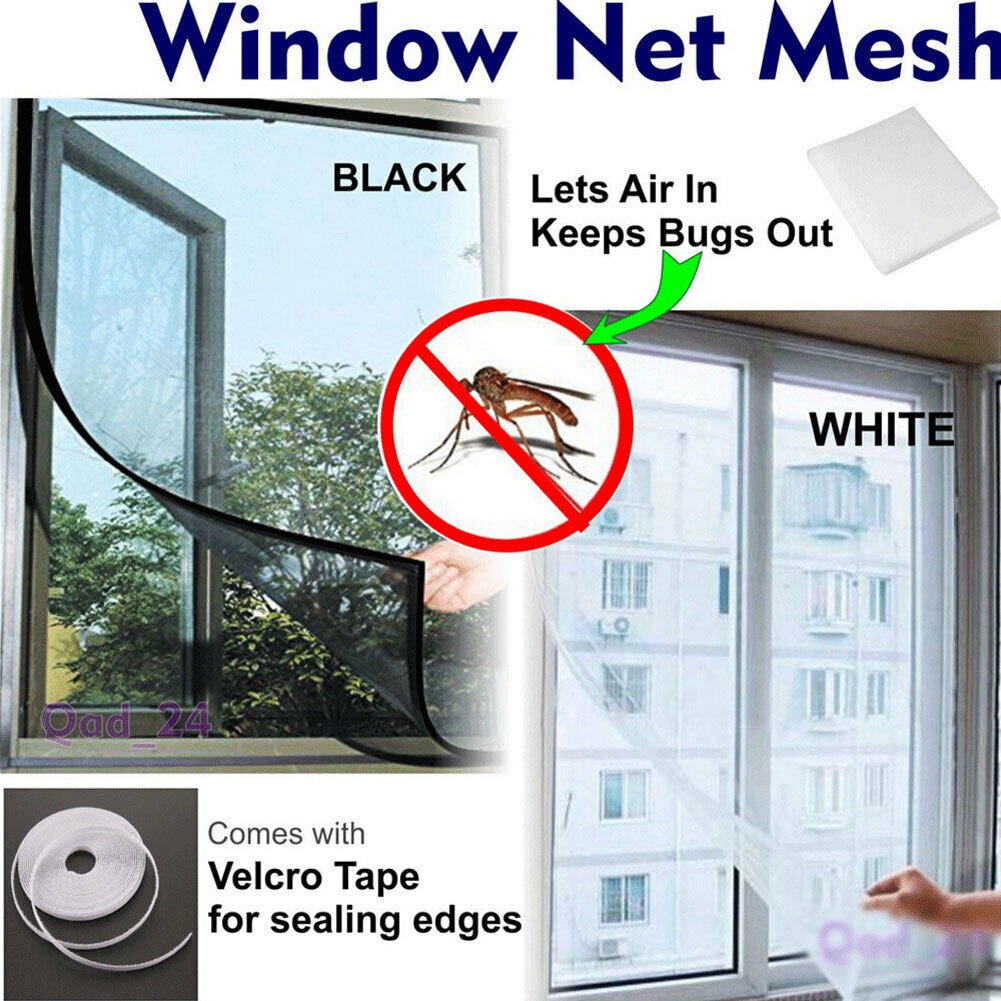 Anti-Insect Fly Bug Self-adhesive Mosquito Door Window Curtain Net Mesh Screen Protector Cool