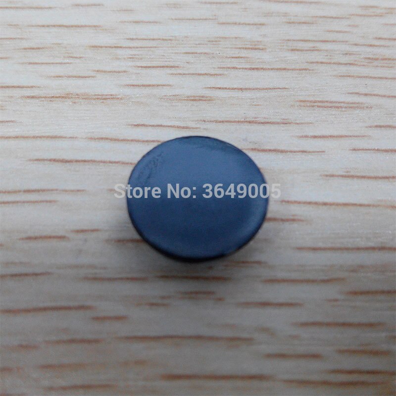 56pcs/lot SJ5012 Protective Rubber Feet with adhesive Black 12.7mm*3.6mm Cylindrical-Flat Top