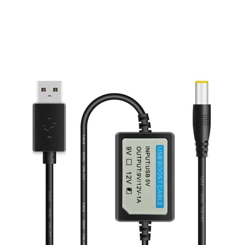 Usb Power Boost Kabel 5V Naar 9V/12V 1A Step Up Module Booster Power Converter Adapter 2.1X5.5Mm Plug Voor Router Fans Luidsprekers
