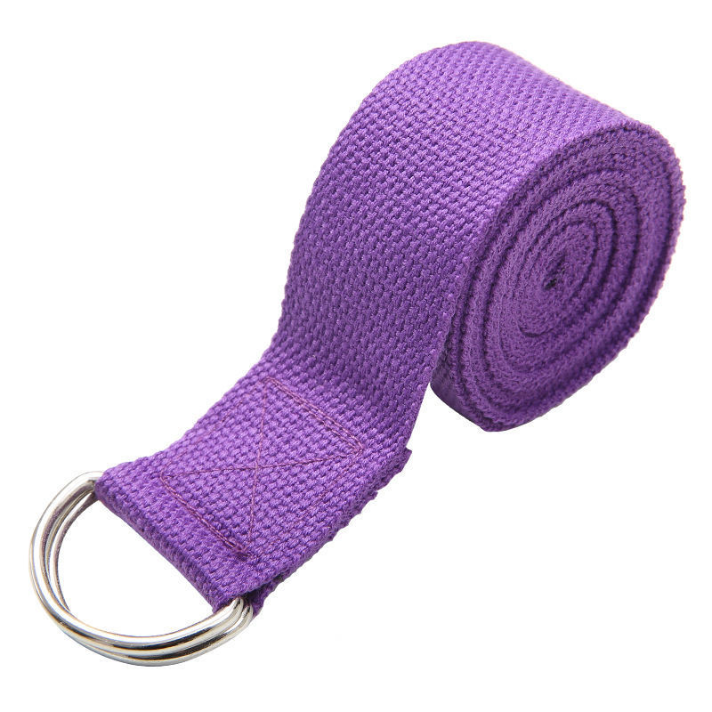 Yoga Gurt dehnen Band Einstellbare Widerstand Gürtel Für Yoga Pilates Heimat trainieren Zubehör: Lila