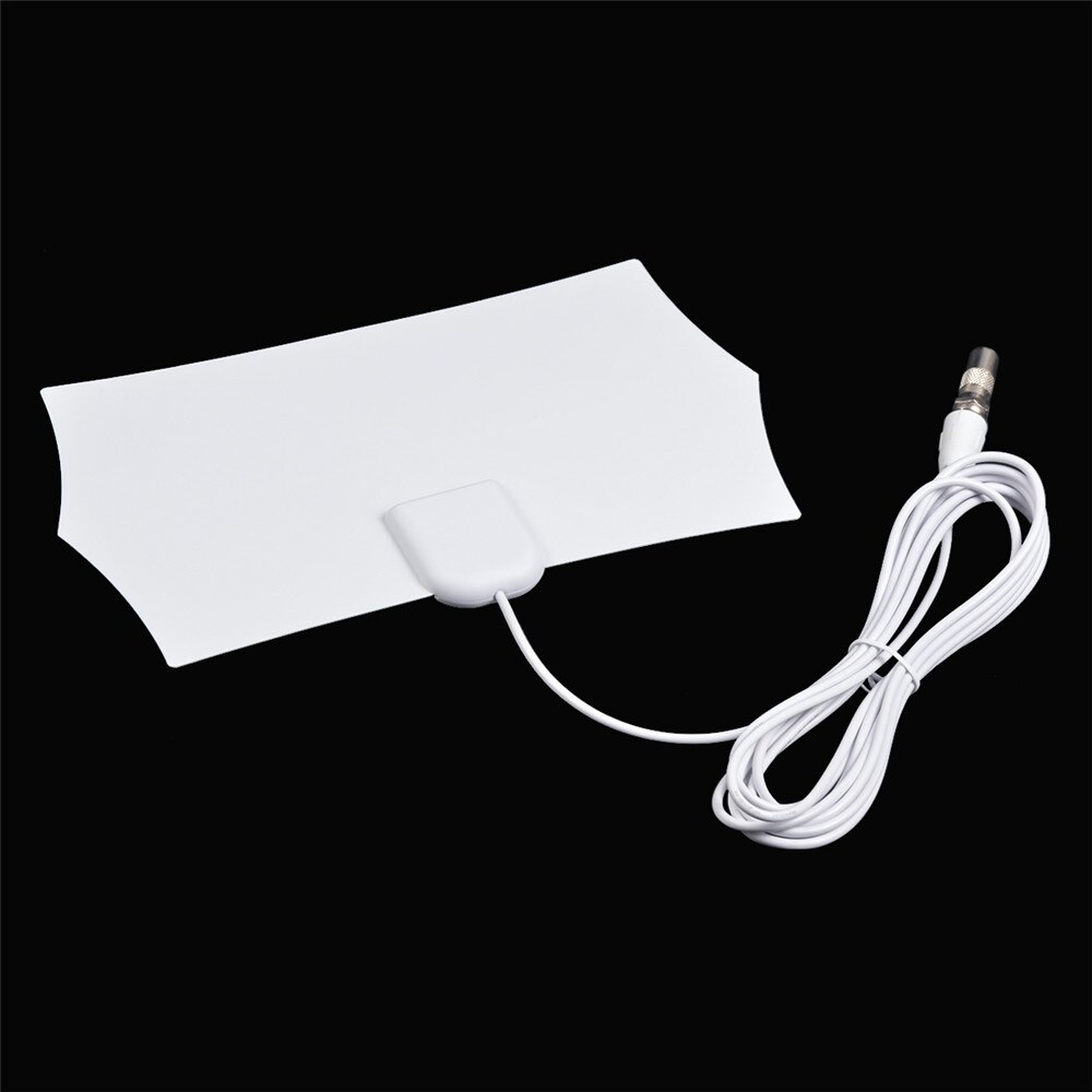 Kebidumei-antena Digital para TV HD 4K, receptor de señal HDTV 300 P para interiores, con rango de 1080 millas, amplificador para VHF UHF: Blanco