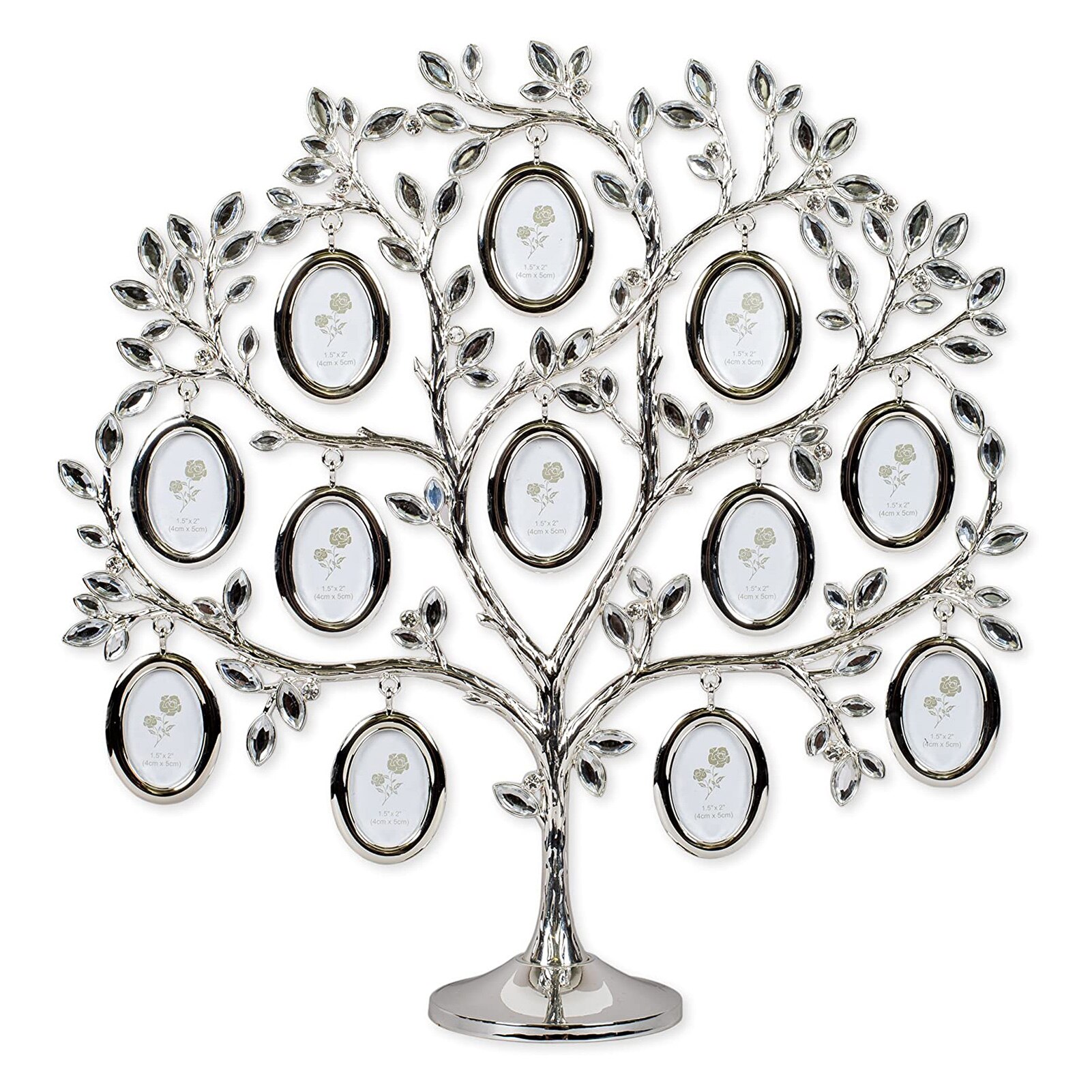 Family Tree Hanging Photo Picture Tree With 12 Picture Frames Photo Frame Table Decoration Desk Display: Default Title
