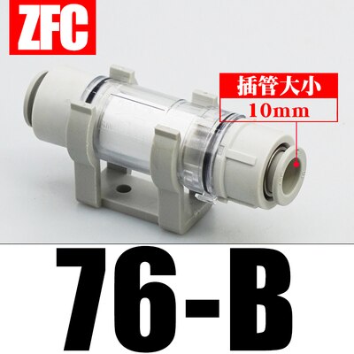 Negativt tryk rør type pneumatisk vakuumfilter vfc 100/ vfc 200-04/06/08/10b zfc 53- b zfc 54- b zfc 74- b zfc 75- b zfc 76- b zfc 77- b: Zfc 76- b