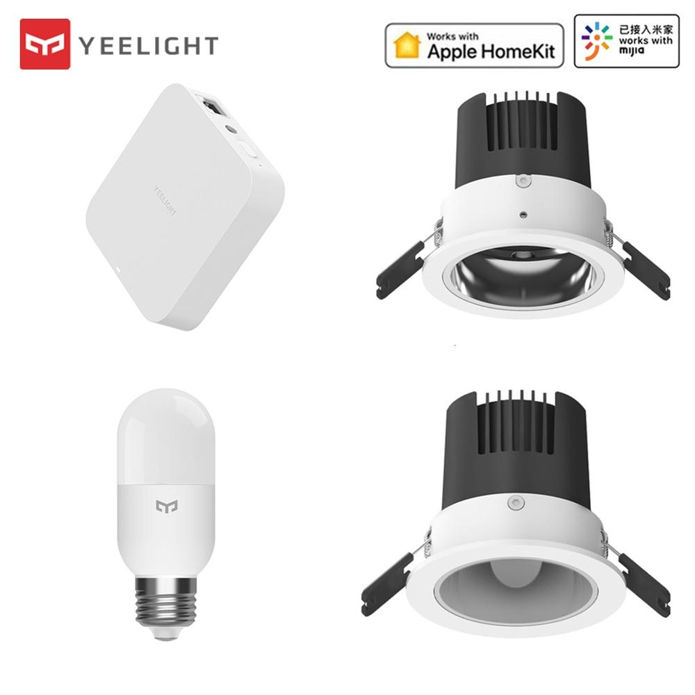 Yeelight Smart Downlight M2 Bluetooth maille spot 2700-6500K led ampoules fonctionne pour Apple Homekit pour mihome app