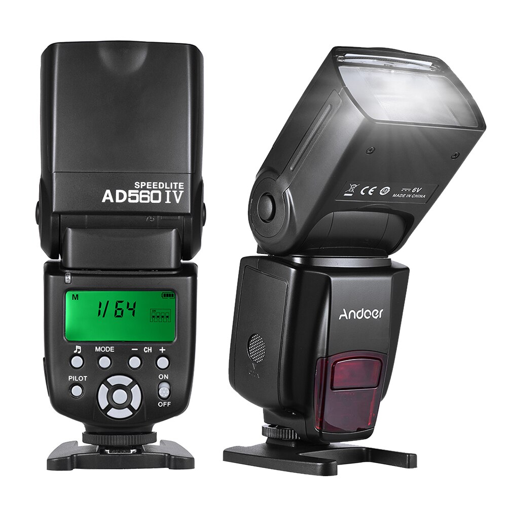 Andoer AD560 2,4G kabellos an-kamera Sklave Blitz Speedlite für Kanon Nikon Olymp Pentax Sony A7 A7 II a7S A7R A7S II