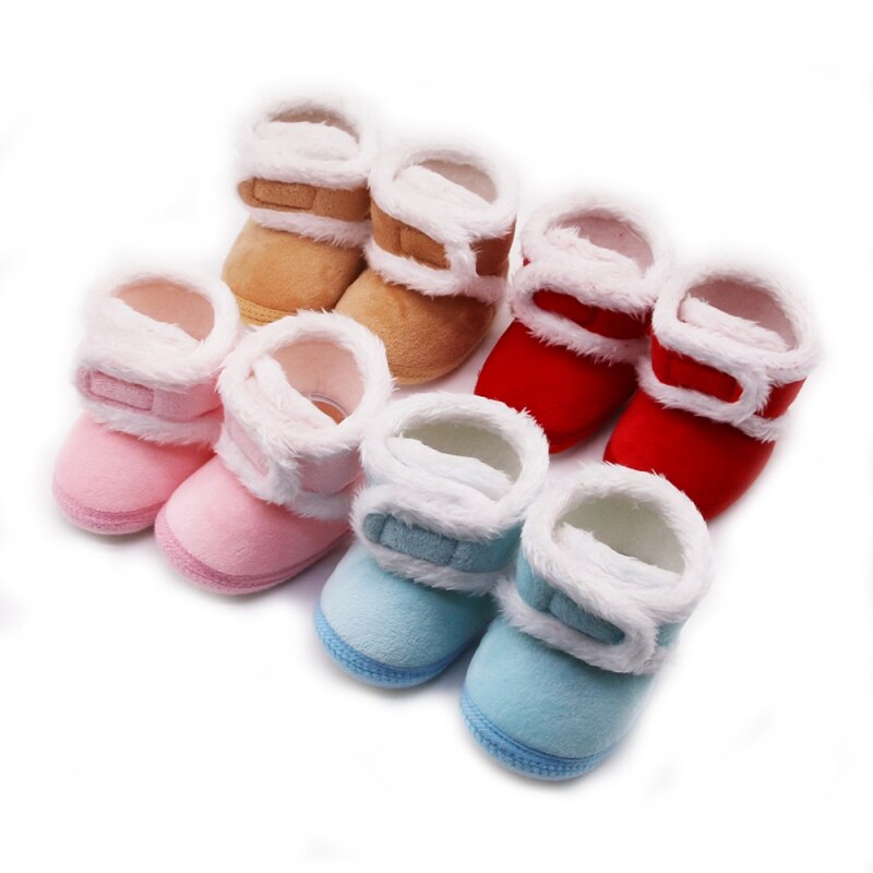 0-18M Winter Warm Baby Boy Meisjes Schoenen Katoenen Truien Laarzen Buit Wieg Babe Unisex Peuter Schoenen