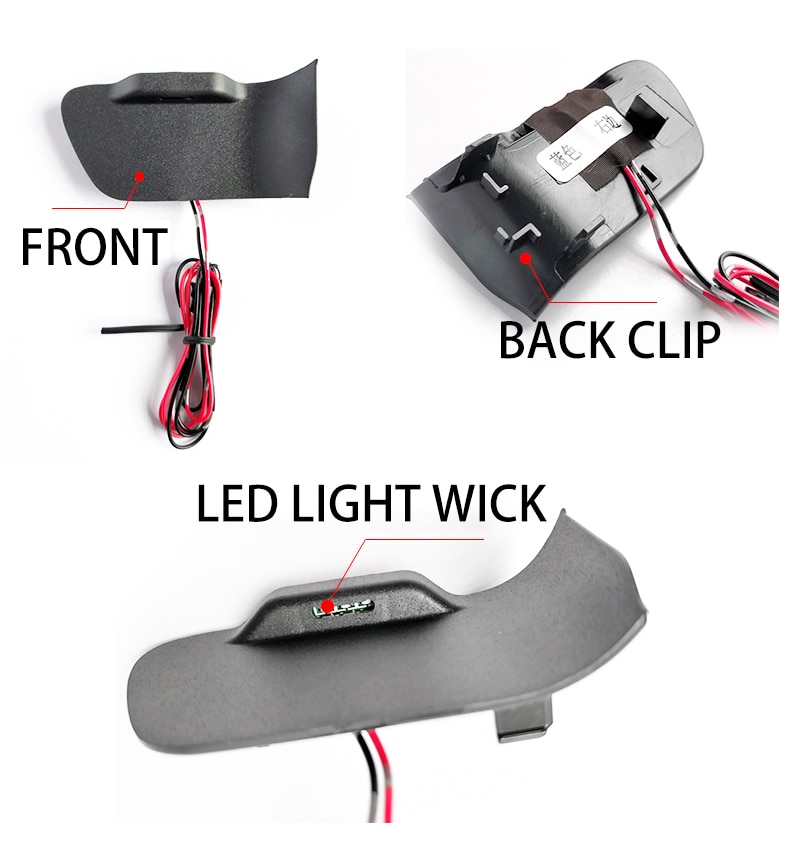 Front Rear Door Handle Bowl Light For Toyota CHR Red Blue Atmosphere Door Bowl Lamp Light For Toyota C-HR