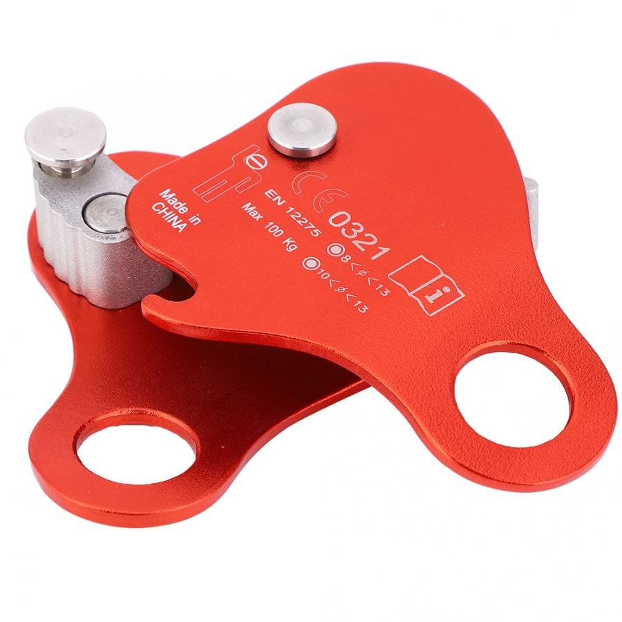 Climbing Equipment Outdoor High Altitude Rope Grab Safety Device Lock Equipment for Rock Climbing Mountaineering Outdoor