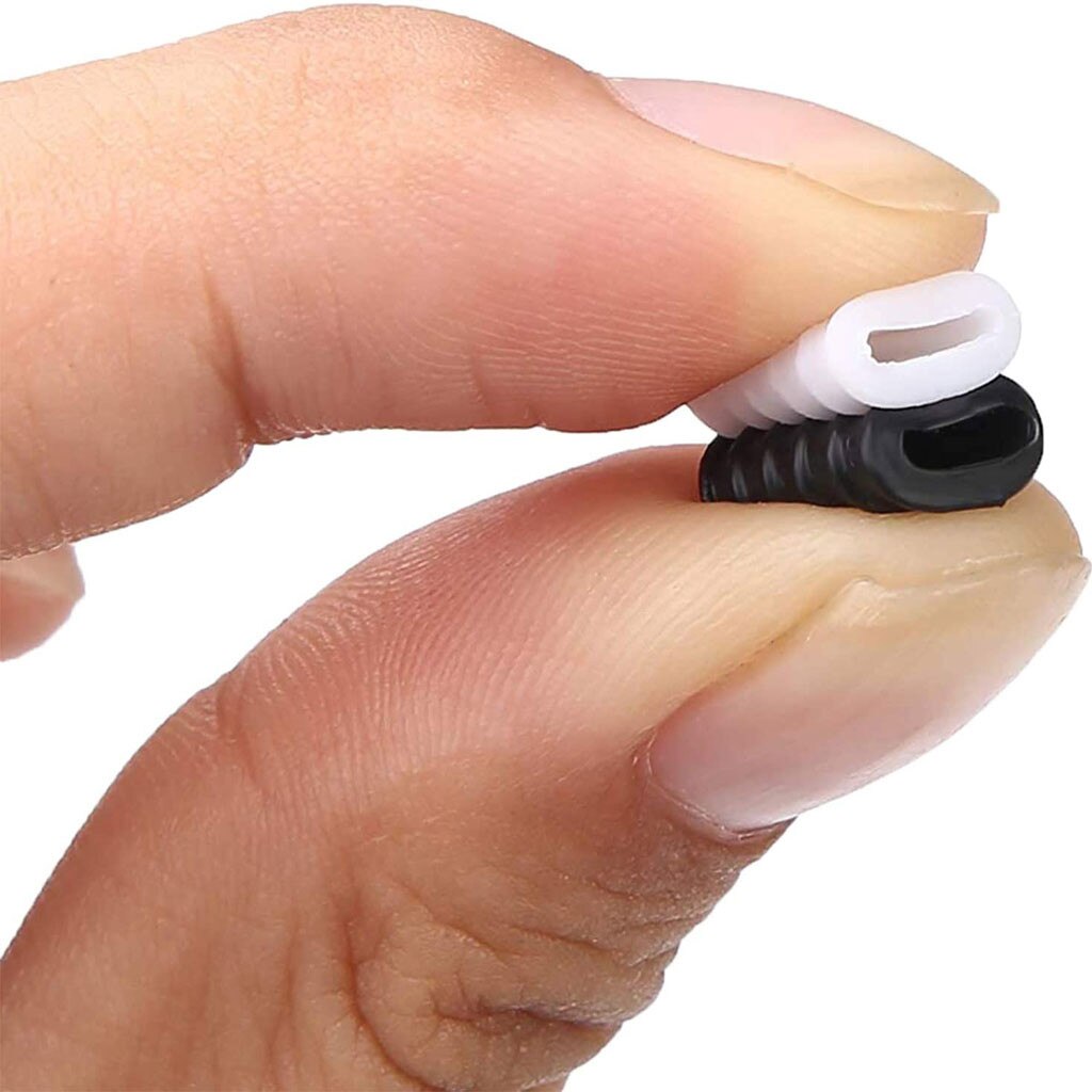 Face Mask Silicone Cord Locks Toggles Drawstrings Adjustable Lanyard Buckle Elastic Cord Adjuster Non Slip Stopper But #M3