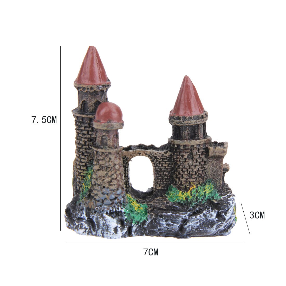 Good Resin Cartoon Castle Aquariums Decorations Castle Tower Ornaments Fish Tank Aquarium Accessories Decoration