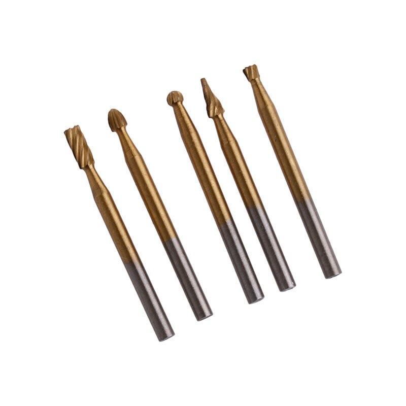10Pcs Engraving Cutter Woodworking Tools Grinding Electric Rotary File Head Bit