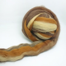 Extra Fijne kleur mengsel Merino Wol roving fiber 50G Perfect in Nat en naaldvilten Y17