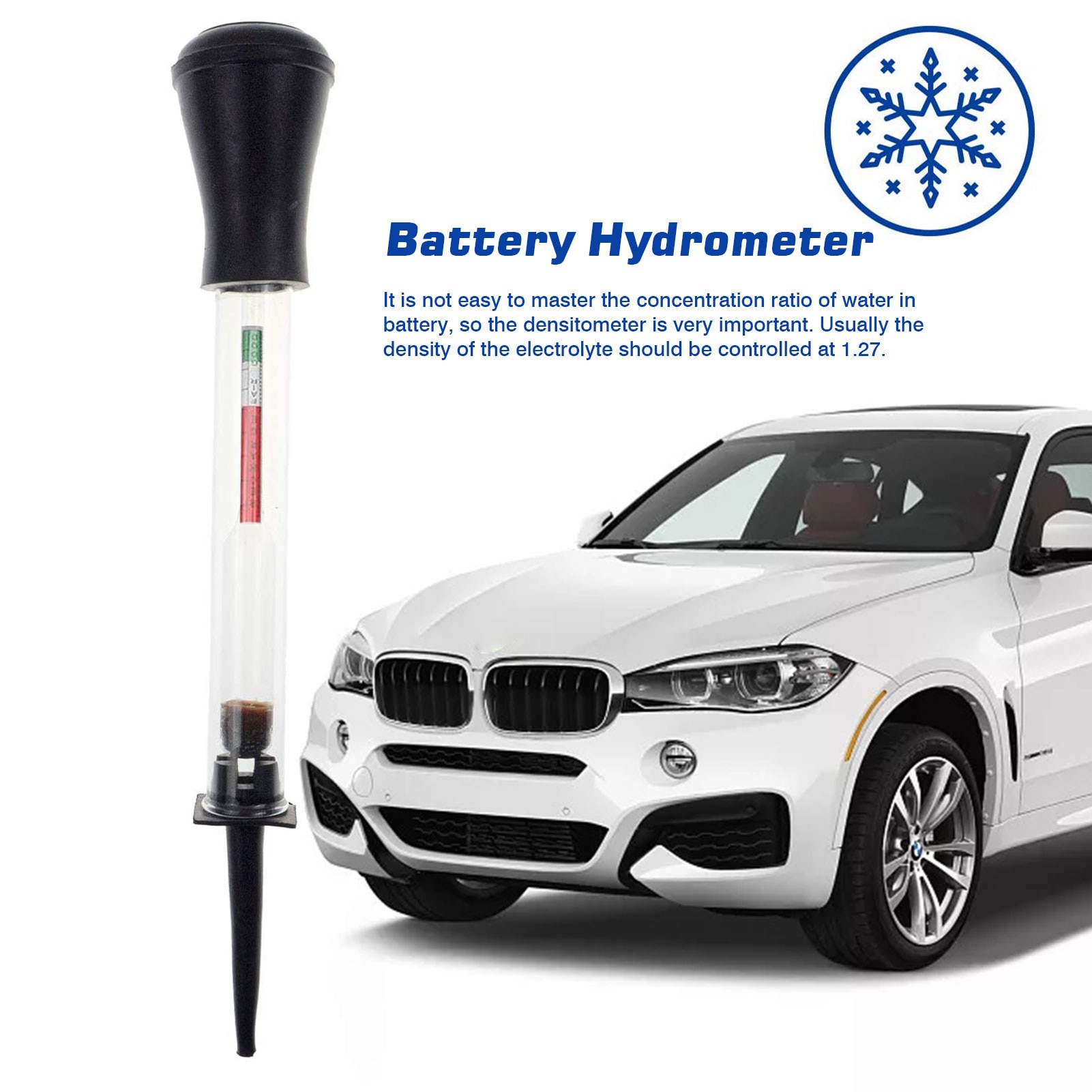 Export-Level Electro-Hydraulic Hydrometer Electro-Hydraulic Density Meter 1.10 - 1.30 Storage Battery Electrolyte Supplies