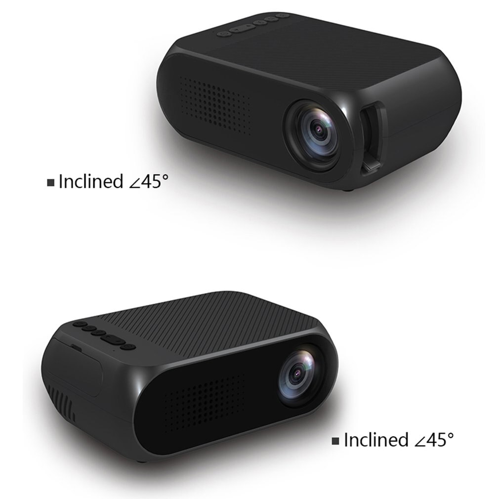 YG320 Thuis Mini Projector Desktop Vooruit Cast Ondersteuning Multimedia Documenten Ondersteuning Multi-Languauge 1080P Home Theater