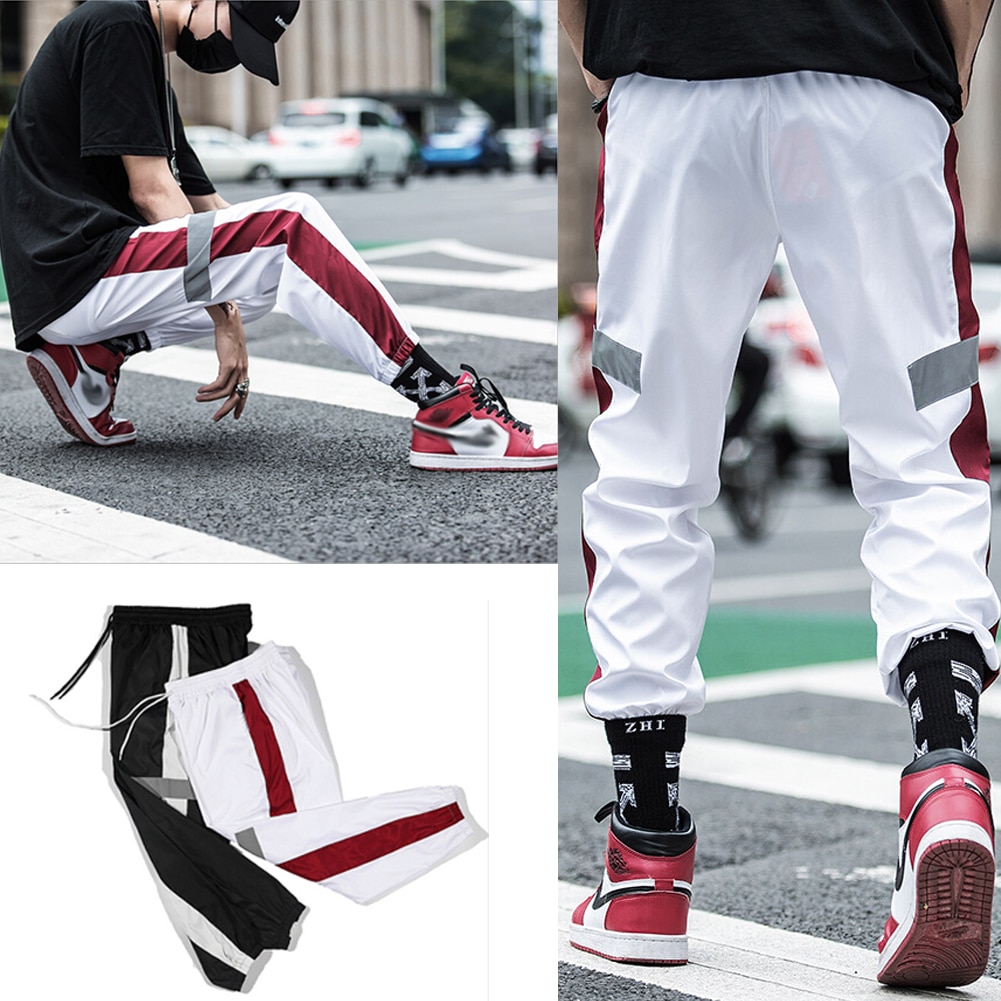 Men Running Pants Soft Sport Pants Jogging Pants Gym Trousers Training Sweat Loose Straight Sportswear