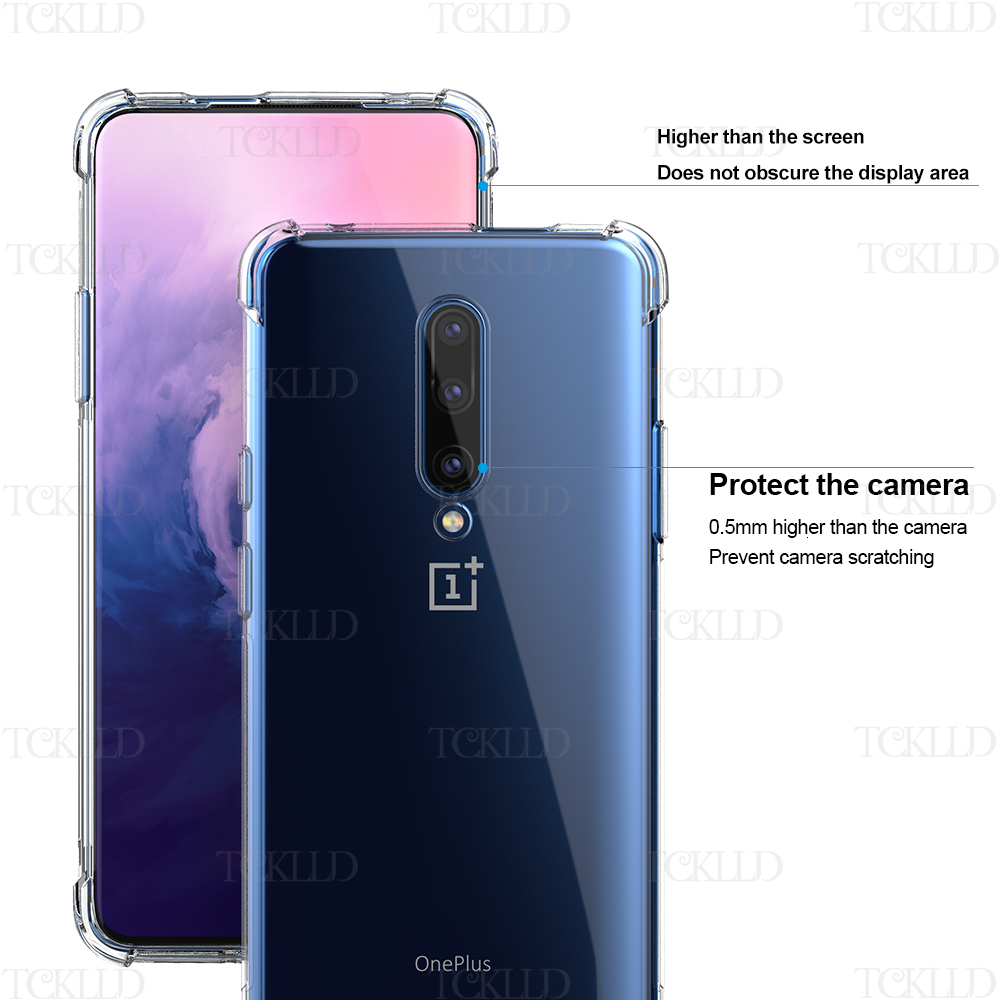 TPU suave transparente para OnePlus 6 7 8 9 10 Pro 5G funda antigolpes a prueba de golpes cubierta trasera completa OnePlus Nord CE 2 6T 7T 8T Pro ACE Shell