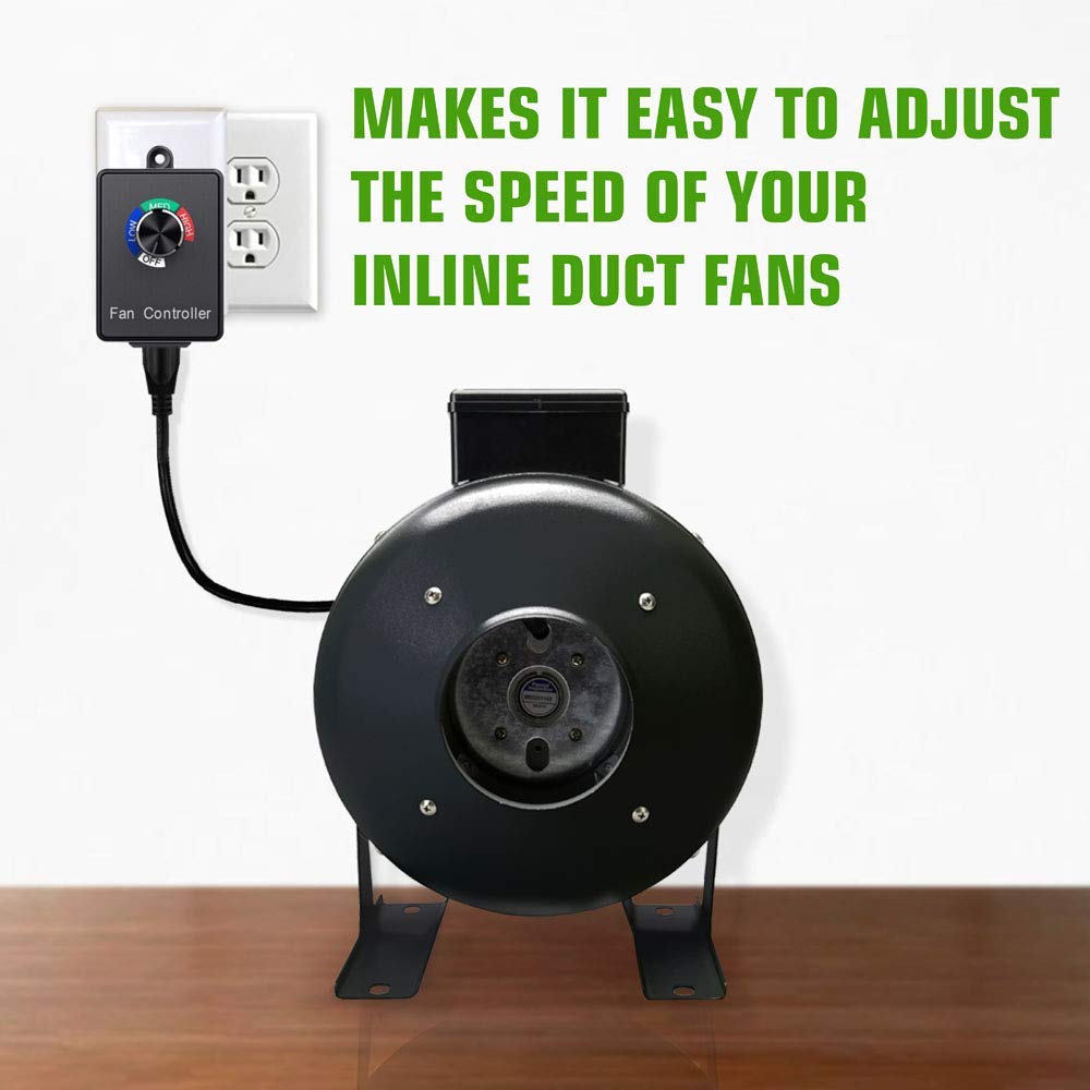 Universele Fan Speed Adjuster Een schakelaar voor 3 instellingen voor alle Duct en inline fans Controller