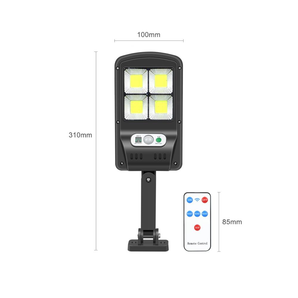 Outdoor Lighting COB High Power Remote Control Solar Lamp Garden Sunlight Infrared Sensor Pathway Patio Backyard Night Light: Small Size