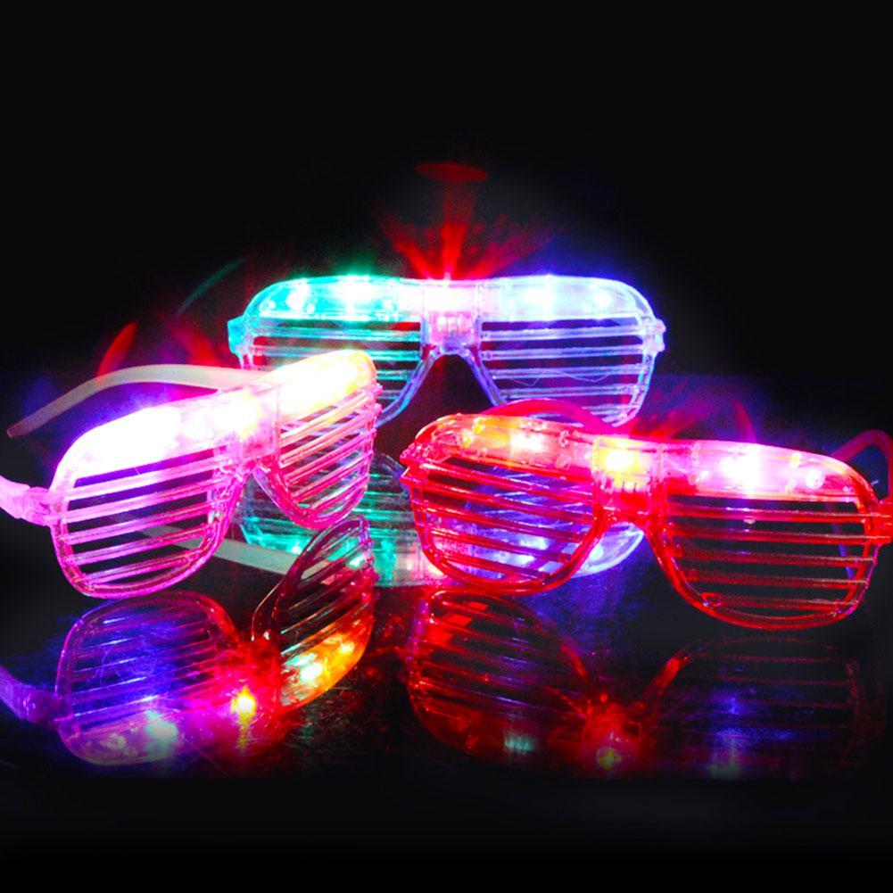 LED Blinkende Leucht Gläser glühend Auge Maske Blinkt Brille freundlicher Spielzeug glühen Party Liefert Weihnachten Neue Jahr Zufällige Farbe