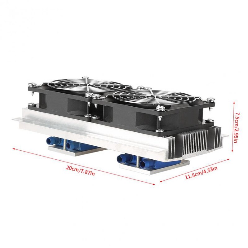 Dc 12V 120W Peltier climatiseur semi-conducteur thermoélectrique refroidisseur Peltier réfrigération dispositif de refroidissement par eau