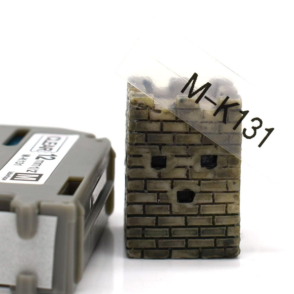 12mm MK-131 black on clear label tapes M-K131 MK131 MK 131 mk131 mk-131 Compatible brother p-touch Label Printer for PT-80 PT-70